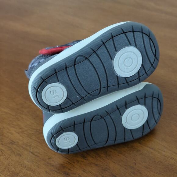 SURPRIZE by STRIDE RITE - Aster Boots Red GREY toddler/little kids size 4M NEW - Picture 5 of 8